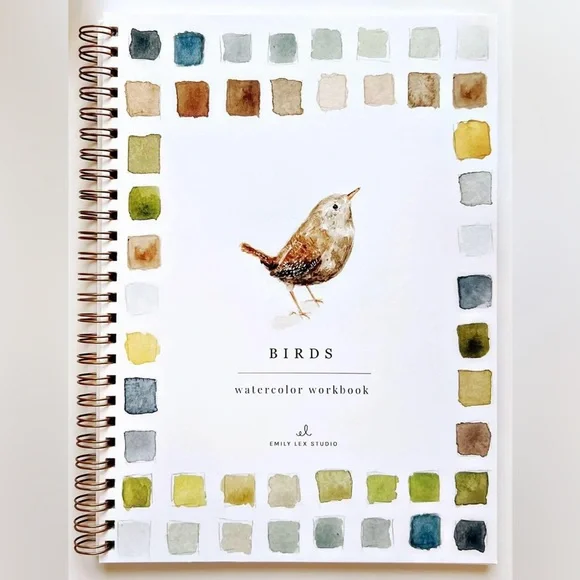 Birds Watercolor Workbook - Picture 1 of 4